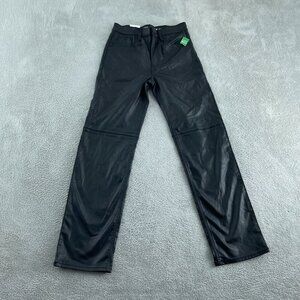 Gap Teen 90s Loose Sky High Black Pants Size 14 Polyester/Spandex NWT 0945